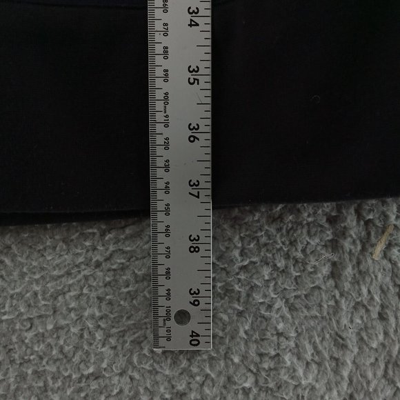 Tahari Dress Womens 4 Black Navy Color Block Tunic 3/4‎ Sleeve Basic Classicore - Picture 8 of 10